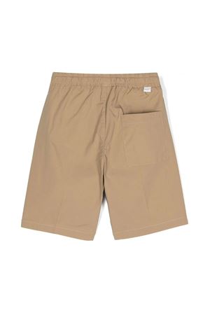 beige cotton shorts PAOLO PECORA KIDS | PP3617SAFAR